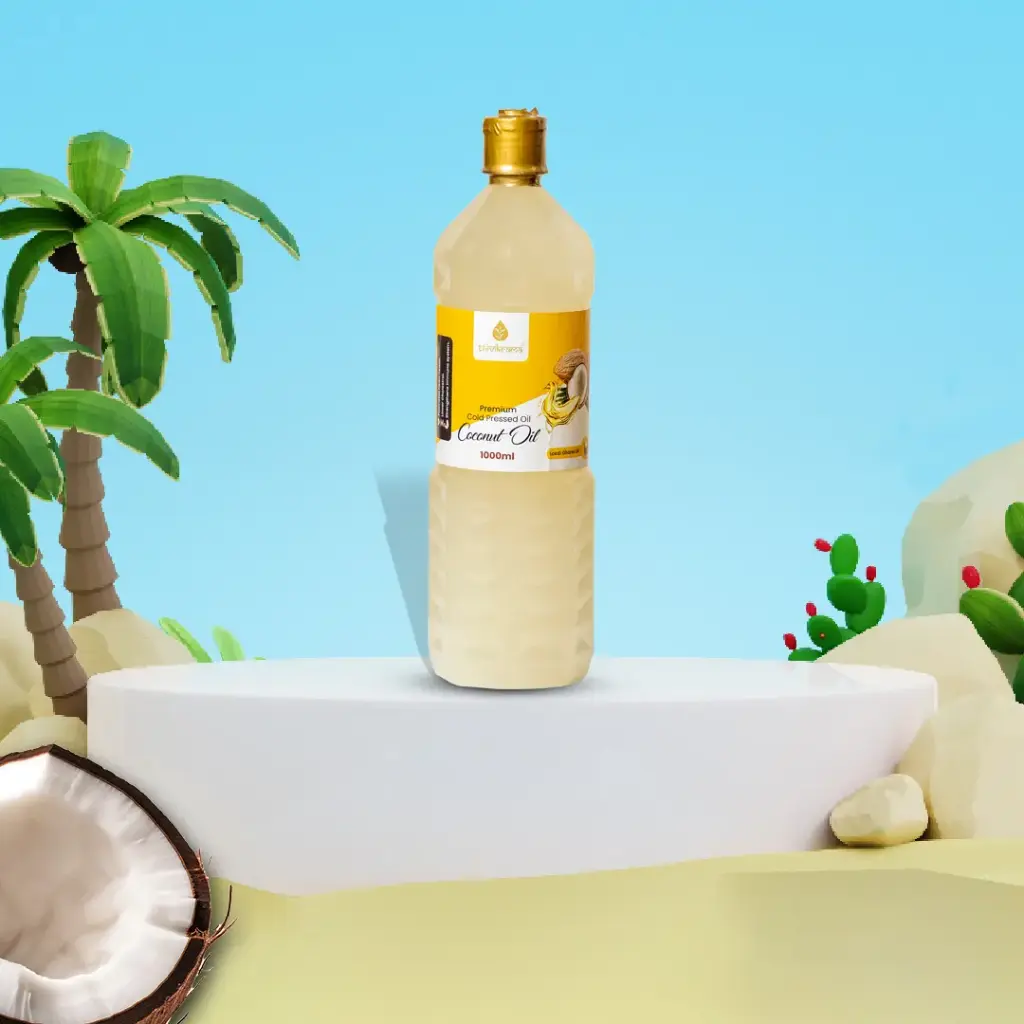 Coconut oil 1 Liter Wood Pressed