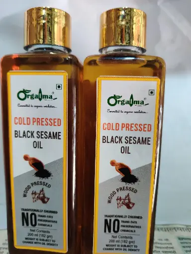 Black Sesame Oil Wood pressed