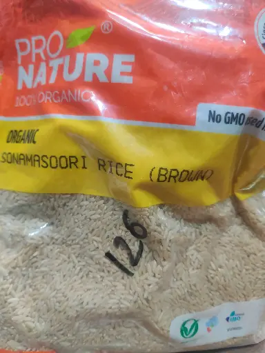 Brown Sonamasoori Rice (सोनामसुरी) 1Kg